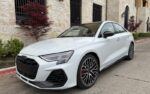 Frontal 3/4 de un Audi S3 Prestige 2025